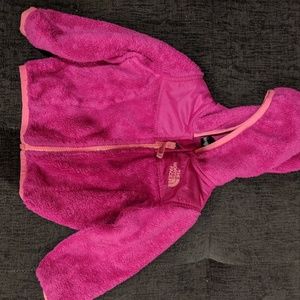 Girls Northface fleece 12-18 mos